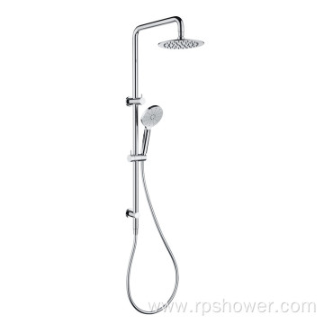 Chrome-plated Brass Wall-mounted Shower Set